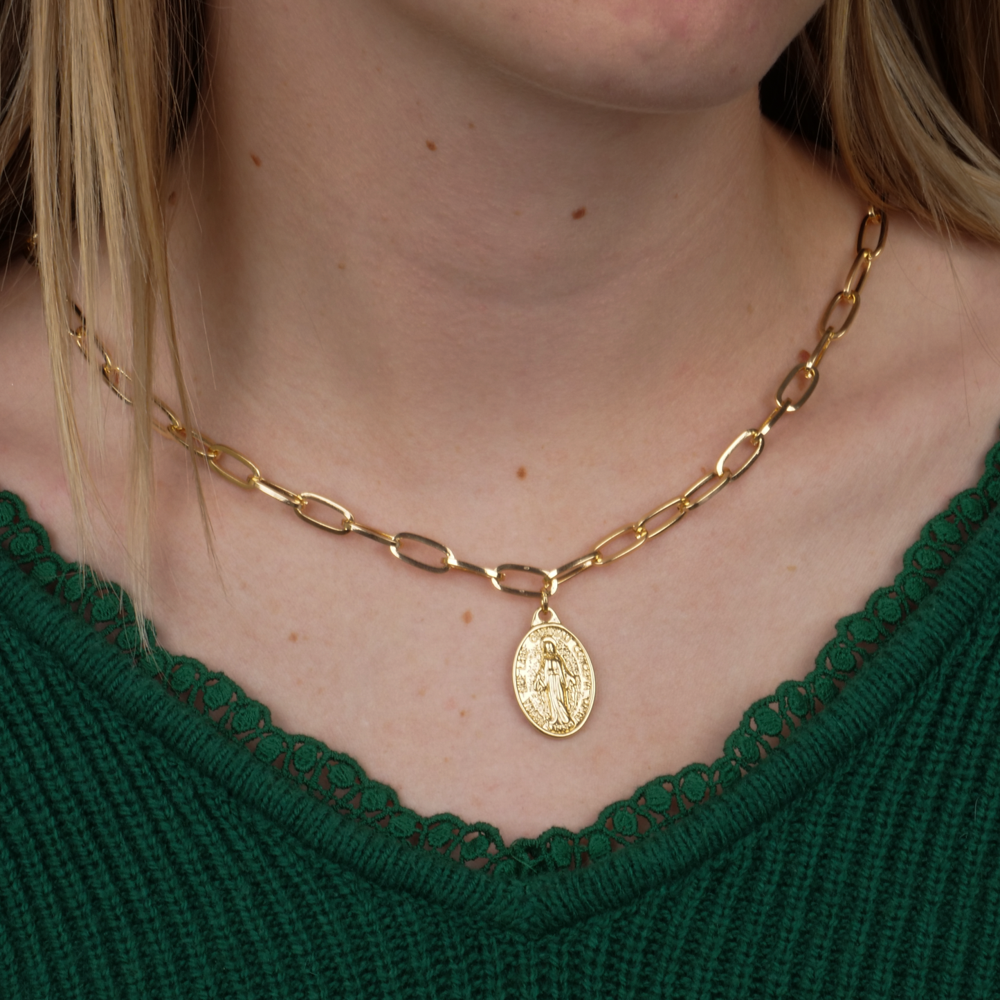 Collier médaille miraculeuse Lila