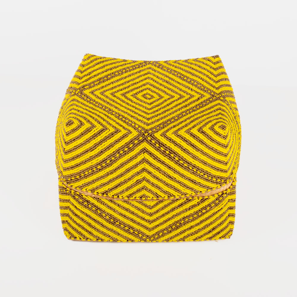 Lots de 5 boites à offrande jaune et dorée