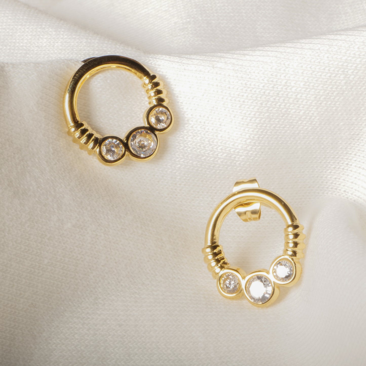 Anneaux triple strass