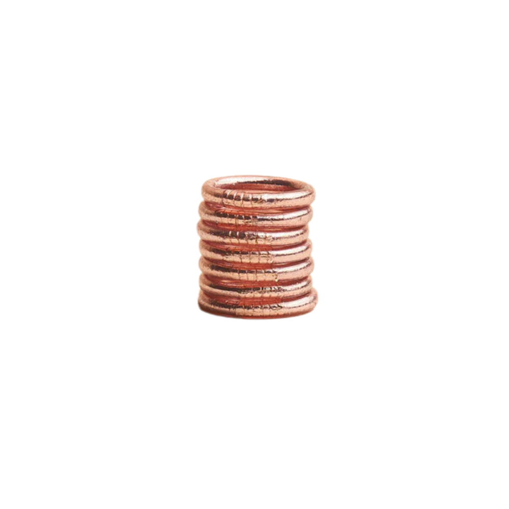 Bague jonc bouddhiste rose