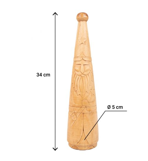 Décorations de Noël Bois JOULUPUKKI - 34 cm
