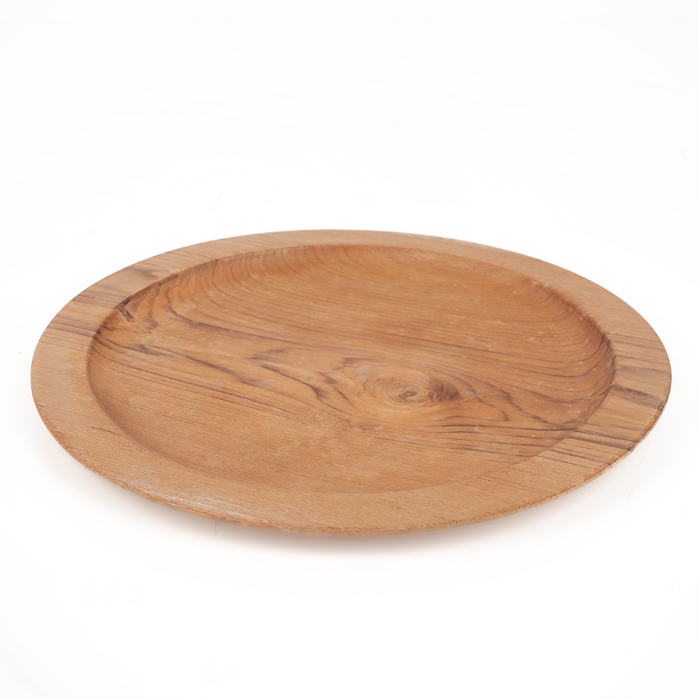 Assiette en bois