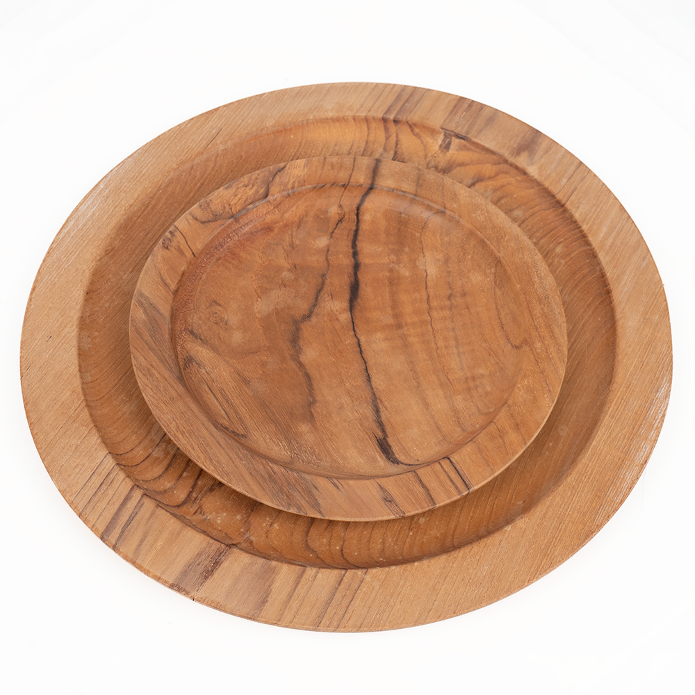 Assiette en bois